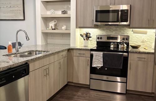 Farmers Branch Apartment | Cozy Canalside Retreat