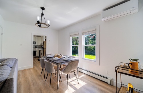 White Lake House | Cozy Catskills Chalet Fire Pit Covered Deck