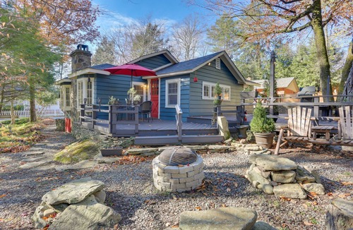 Smallwood Cottage | Cozy Catskills Cottage: Creekside Deck & Fire Pit