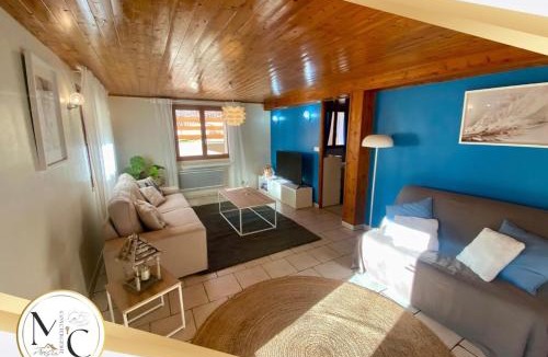 Allos Apartment | cozy chalet mountain view, garden