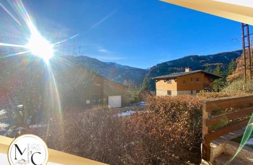 Allos Apartment | cozy chalet mountain view, garden