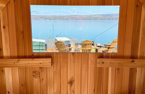 Town of Milo Cottage | Cozy Cottage with Sauna, Private Dock & Walkable Winery and 2 Restaurants