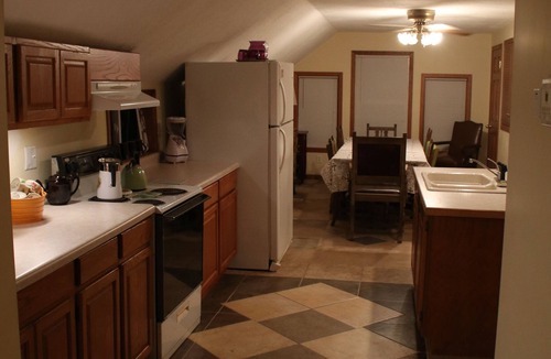 Downtown Coldwater Apartment | Cozy country "unplugged" upstairs apartment with lots of room for family fun.