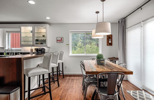 Steamboat Springs House | Cozy Creek! End Unit with Creekside Patio, Grill, Top Deck & Communal Hot Tub!