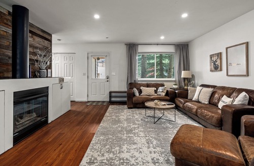 Steamboat Springs House | Cozy Creek! End Unit with Creekside Patio, Grill, Top Deck & Communal Hot Tub!