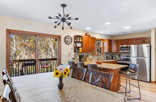 Bushkill House | Cozy Creekfront House with Sauna