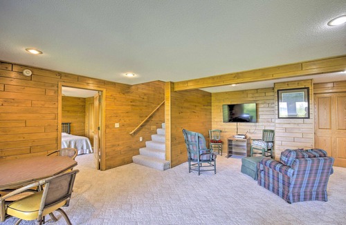 Brill Cabin | Cozy Expansive Lakefront Getaway w/ Spacious Deck!