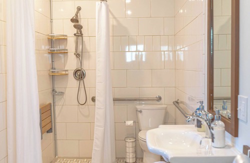 Muenster Bed & Breakfast | Cozy German-inspired 1BR retreat for 2 with private bath, kitchenette, patio, workspace, Wi-Fi, and breakfast vouchers. Perfect for romantic getaways, weekend escapes, or business stays in charming Muenster.
