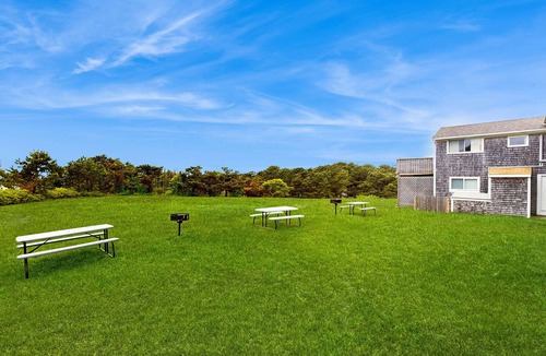 North Truro Apartment | Cozy, Ground-Floor Getaway w/Free WiFi, a Kitchen, Shared Pool, & Private Patio