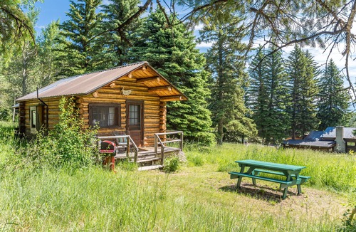 Wilson Cabin | Cozy Historic Log Cabin on Trail Creek Ranch