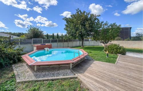 Serviers-et-Labaume House | Cozy Home In Serviers-Et-Labaume