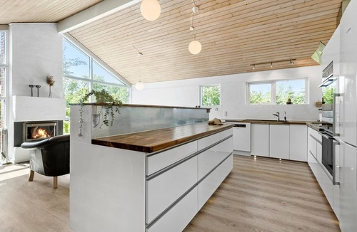 Knebel House | Cozy home in Knebel with sauna