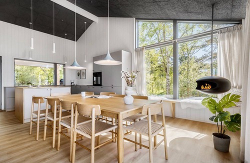 Knebel House | Cozy home in Knebel with sauna