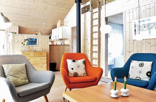 Lodbjerg Hede House | Cozy home in Ringkøbing with sauna