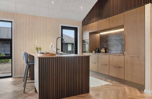 Skaven Strand House | Cozy home in Tarm with sauna