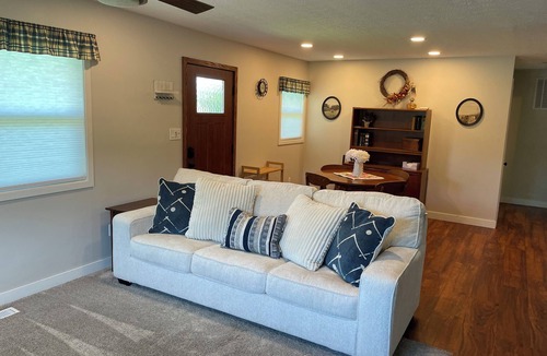 Thayer House | Cozy Home Near 231 with Open Living & Full Kitchen