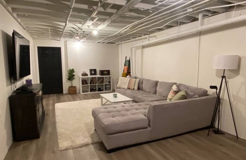 Evans Mills House | Cozy Industrial Apartmentnn