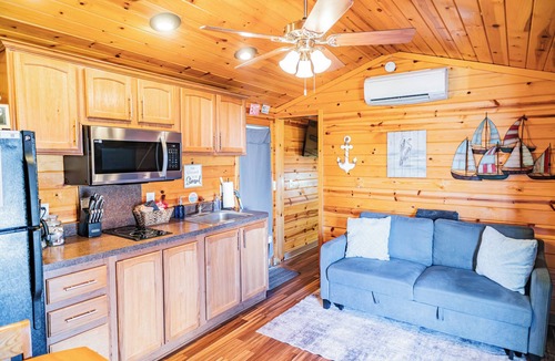 Dandridge Cabin | Cozy Lake Front Park Model on Douglas Lake with Hot Tub!