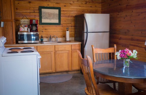 Sand Springs Cabin | Cozy Lakeside Log Cabin. Private Lake, Peaceful & Secluded. Pet-friendly!