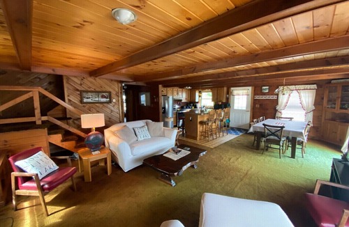 Averill Park Cabin | Cozy Log Cabin on a private lake with incredible scenery.