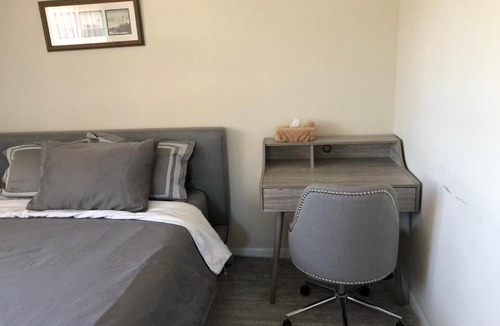 Cupertino House | Cozy Master Bedroom at Cupertino