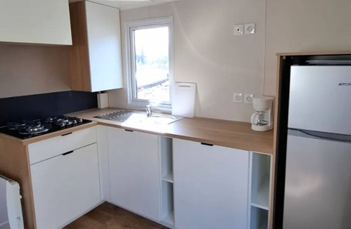 Long House | Cozy mobile home with terrace for 2 people