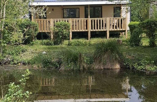 Long House | Cozy mobile home with terrace for 6 guests