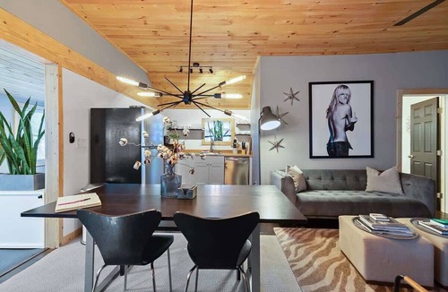 Pocono Pines Cabin | Cozy Modern Pocono Cabin | Firepit Nights BBQ