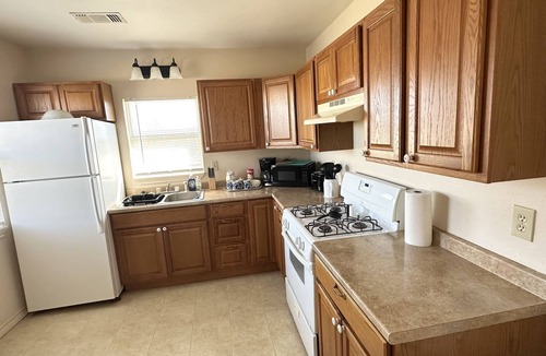 Sayre Apartment | Cozy modern small town apartment pet and child friendly large parking