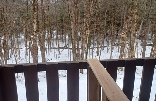 Durhamville Cabin | Cozy New Cabin with all modern conveniences surrounded by woods and wildlife.