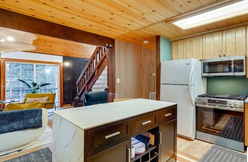 Nevada City House | Cozy Nordic Cabin near Scotts Flat Lake with Pickleball/Basketball Court!