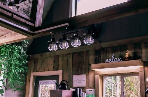 Corning Cabin | Cozy Off-grid Cabin within a private setting loaded with spa like amenities