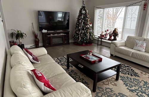 Laurentian Valley House | Cozy Ottawa River Retreat: Festive Decor, Fireplace, & Scenic Views Await