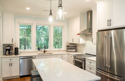 Bald Head Island House | Cozy outdoor living - 10-minute walk to harbor village and ferry terminal.