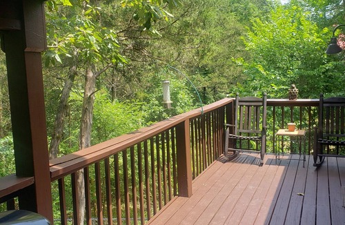 Golden Cabin | Cozy peaceful cabin with games, massage chair and fire pit! Bring your kayaks!