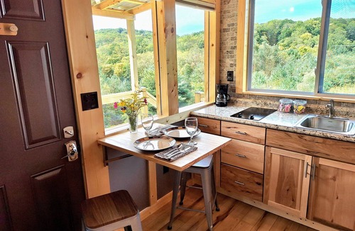 Kantner Cabin | "Cozy, Peaceful Tiny House with Mountain Views, Short Walk from Parking"