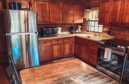 Gnaw Bone Cabin | Cozy Pines Family Retreat Charming Treehouse Private Hot Tub