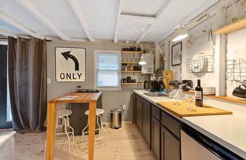 Pocono Pines House | Cozy Pocono Bungalow | Fireplace | Firepit