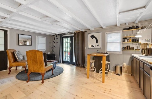 Pocono Pines House | Cozy Pocono Bungalow | Fireplace | Firepit