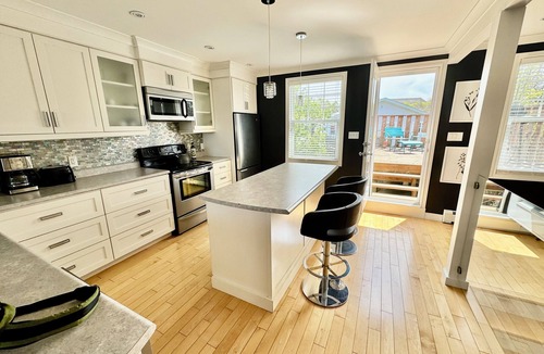 St. John's Apartment | Cozy, Relaxing, Center City Retreat with Private Rooftop Deck!