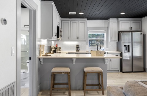 Big Bee Creek House | Cozy Retreat: 2 Homes w BBQ Playhouse & Pool