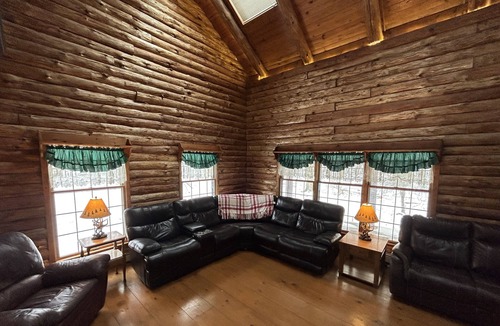 Elk Creek Township Cabin | Cozy retreat with jacuzzi and 12 acres of land to escape away too. Pet friendly