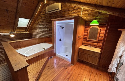 Elk Creek Township Cabin | Cozy retreat with jacuzzi and 12 acres of land to escape away too. Pet friendly