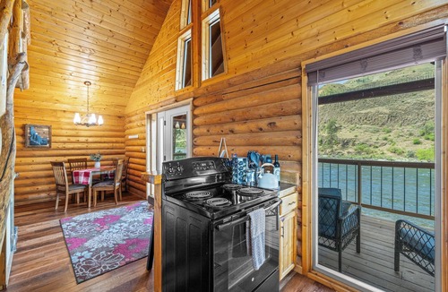 White Bird Cabin | Cozy Riverfront Cabin, Full Kitchen, Sandy Beach Area, Pet Friendly!