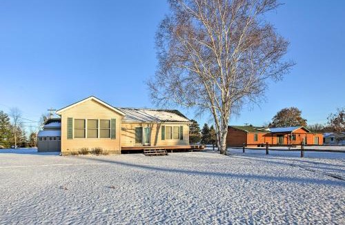 Houghton Lake House | Cozy Riverfront Home with Fire Pit in Houghton Lake!