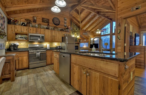 Blue Ridge Cabin | Cozy Romantic Cabin with Beautiful View! Hot Tub! Near Downtown! As Low As 125!