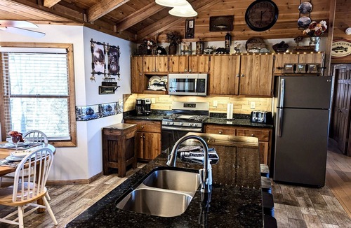 Blue Ridge Cabin | Cozy Romantic Cabin with Beautiful View! Hot Tub! Near Downtown! As Low As 125!