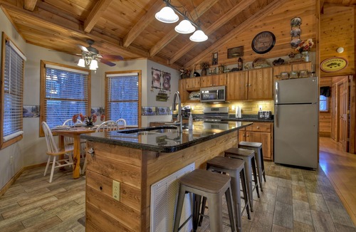 Blue Ridge Cabin | Cozy Romantic Cabin with Beautiful View! Hot Tub! Near Downtown! As Low As 125!
