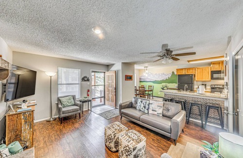 Ruidoso Condo | Cozy Ruidoso Condo w/Deck ~ 2 Mi to Cedar Creek!