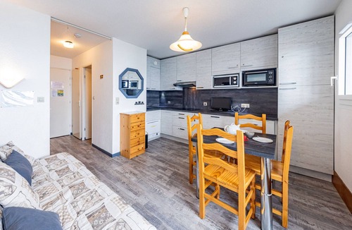 Montgellafrey Apartment | Cozy studio 4 pers, south balcony, 30m from ESF lessons